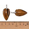 Natural Tiger Eye Pendants G-H359-04P-06-2