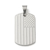 Anti-Tarnish 304 Stainless Steel Pendants STAS-G346-19P-1