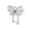 Brass Micro Pave Cubic Zirconia Pendants KK-M326-18B-P-1