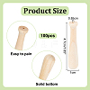 100Pcs Wooden Baseball Bat Ornaments WOOD-PH0003-78-2