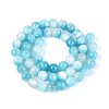 Natural Dyed Persian Jade Gemstone Bead Strands X-G-R271-8mm-XP15-2