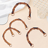 4Pcs 2 Styles Resin Imitation Bamboo Bag Handles DIY-BBC0002-90A-7