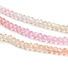 Transparent Painted Glass Beads Strands DGLA-A034-T1mm-A20-4
