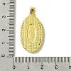 Real 18K Gold Plated Brass Micro Pave Clear Cubic Zirconia Pendants KK-H472-36E-G-3