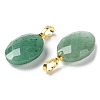 Natural Green Aventurine Pendants G-E603-03G-03-3