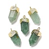 Natural Green Strawberry Quartz Faceted Pendants G-G181-03G-05-1