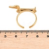 304 Stainless Steel Cuff Open Rings for Women RJEW-Z134-01G-01-3