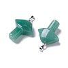 Natural Green Aventurine Pendants G-B035-01A-3