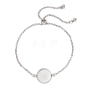 304 Stainless Steel Cable Chain Slider Bracelet Making BJEW-JB12959-03-2