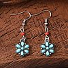 Synthetic Turquoise & Alloy Jewelry Sets FS-WG8B1C9-02-2