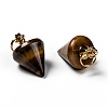 Natural Tiger Eye Pendants G-Z010-01A-2