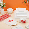 100Pcs 5 Styles Rectangle and Square Double-Sided EPE Foam Resealable Bags ABAG-BC0001-75-4
