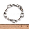 Tarnish Resistant 304 Stainless Steel Round Link Chain Bracelets BJEW-I293-01P-4