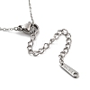 201 Stainless Steel Cable Chain Necklaces NJEW-L124-007P-3