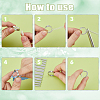 36Pcs 10 Styles Resin Spring Coil & EVA Ring Size Adjuster Sticker DIY-FH0008-32-3