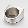 Personalized Retro Men's 316 Stainless Steel Wide Band Finger Rings RJEW-J066-45-20mm-4