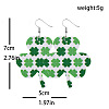 Saint Patrick's Day Imitation Leather Dangle Earrings FS-WG4E1C6-01-2