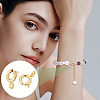 40Pcs Brass Spring Ring Clasps KK-UN0005-83-5