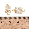 SHEGRACE Brass Cubic Zirconia Pendants XGRQ3K861-543G-3