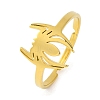 201 Stainless Steel Adjustable Ring for Women RJEW-D082-02B-1