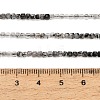 Gradient Color Natural Tourmalinated Quartz Beads Strands GG-CBA9722-C01-2x2mm-6