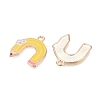 Alloy Enamel Pendants ENAM-Q004-01KCG-15-2