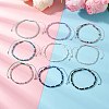 Natural & Synthetic Gemstone Beads Braided Beaded Bracelets for Women BJEW-JB13434-1