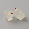 Luminous Resin Chick Display Decoration RESI-WH0038-10E-3