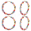 2 Pairs 304 Stainless Steel Hoop Earrings EJEW-ME0002-60-1