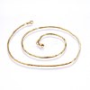 304 Stainless Steel Chain Necklaces MAK-L015-02B-2