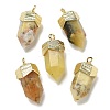 Natural Yellow Opal Faceted Pendants G-G181-03G-06-1