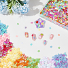 Olycraft 16000Pcs 8 Colors Shining Nail Art Glitter MRMJ-OC0003-35-6