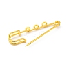 Iron Brooch Findings KK-Q491-G-2