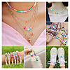 100Pcs 5 Colors Transparent Acrylic Beads TACR-TA0001-55A-8