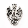 Tibetan Style Alloy Pendant Rhinestone Settings FIND-G046-04AS-1