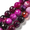 Natural Agate Beads Strands G-C082-A01-17-1