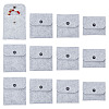 AHADERMAKER 12Pcs 4 Styles Portable Felt Card Cover Bag ABAG-GA0001-21B-2