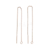Ion Plating(IP) 304 Stainless Steel Stud Earring Finding LS-STAS-E161-06RG-2