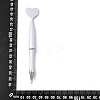 Heart ABS Plastic Nail Art Rhinestones Pickers Pens AJEW-C040-02B-4