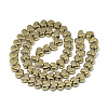 Electroplate Non-magnetic Synthetic Hematite Beads G-T057-10G-2