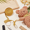 Polyester Striped Ribbon OCOR-WH0091-40A-02-1-4