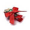 Christmas Theme Cloth Felt Fabric Alligator Hair Clip OHAR-R100-01C-4