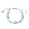 3Pcs 3 Colors Handmade Porcelain Beaded Bracelets BJEW-JB12473-6