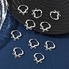 SHEGRACE Brass Hoop Earrings Findings XGR0156P-93P-4