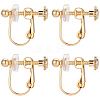 20Pcs 316 Surgical Stainless Steel Clip-on Earring Findings STAS-BBC0010-93-1