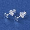 999 Fine Silver Stud Earrings for Women EJEW-S215-30S-01-3