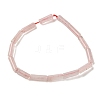 Natural Rose Quartz Beads Strands G-U010-A02-01-3