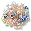 Opaque Rainbow Iridescent Acrylic Beads OACR-P010-23-1