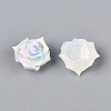 Luminous Flower Resin Cabochons CRES-T025-10B-2