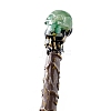 Skull Natural Aventurine Magic Wand with Resin Stick PW-WG2DDC6-06-1